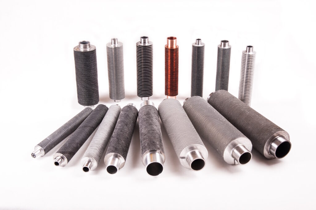 Variety of finned tubes